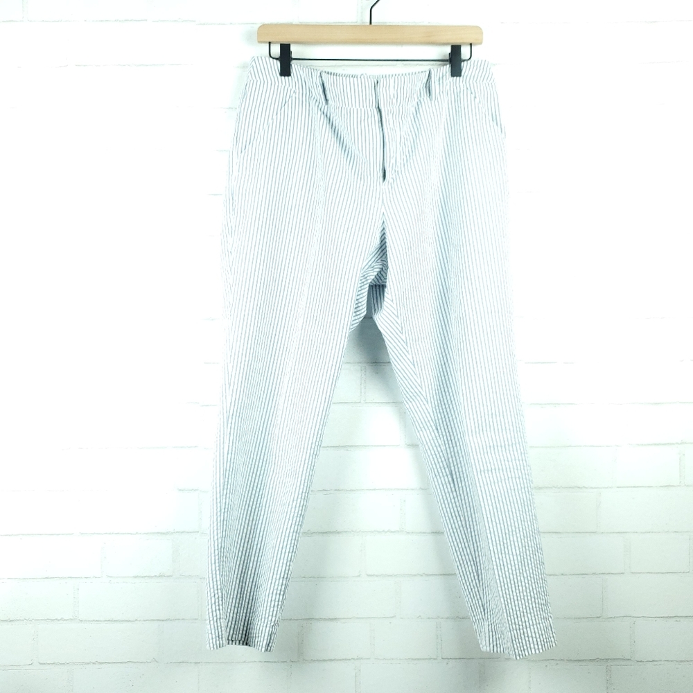 3/$25 Merona pinstripe cotton pants Size 14